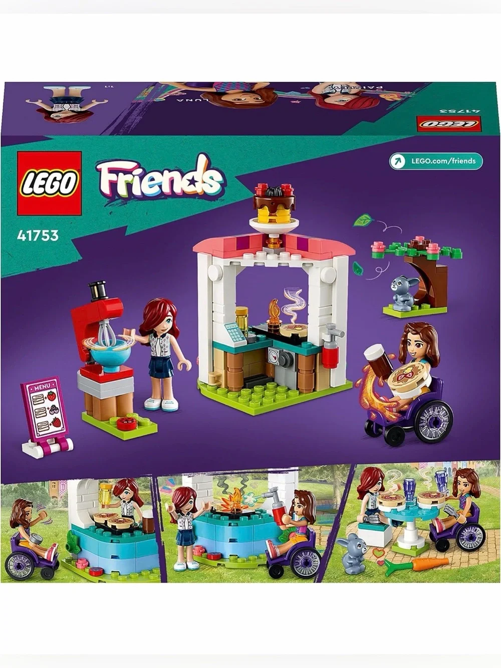 Lego 41753 Friends Sets: Pancake Shop 6+ 157 Pcs - New in Damaged Box